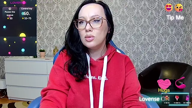 Snapshot of AnnaAnn chatting on 02.25.25 AnnaAnn online show from 02.25.25