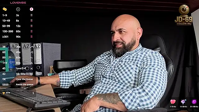 Snapshot of JD-69 chatting on 11.04.25 JD-69 online show from 11.04.25